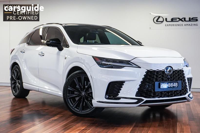 White 2023 Lexus RX500H Wagon F Sport Performance Hybrid