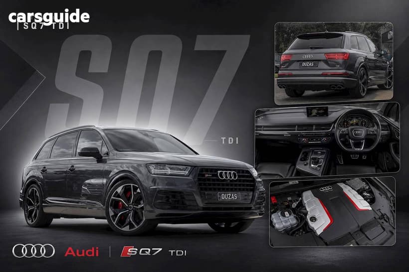 Grey 2017 Audi SQ7 Wagon 4.0 Tdi V8 Quattro