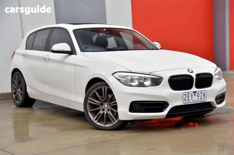 White 2016 BMW 118I Hatchback Sport Line