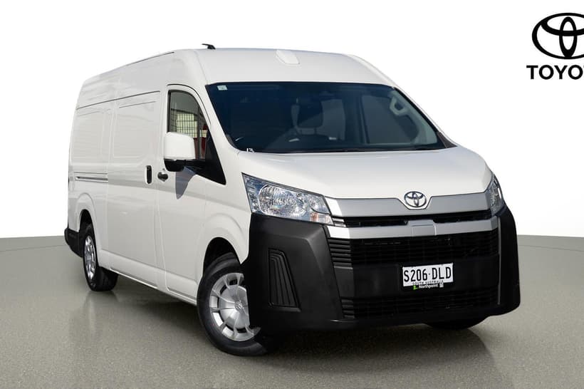 White 2022 Toyota HiAce Van Slwb