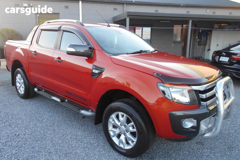 Orange 2012 Ford Ranger Crew Cab Utility Wildtrak 3.2 (4X4)
