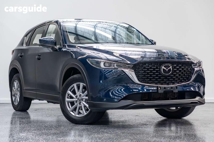 Blue 2024 Mazda CX-5 Wagon G25 Maxx Sport (Fwd)
