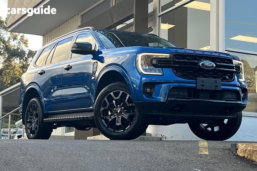 Blue 2024 Ford Everest Wagon Sport (Rwd)