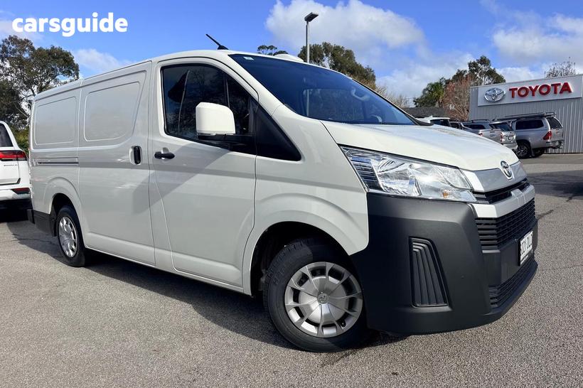 White 2022 Toyota HiAce Van Lwb