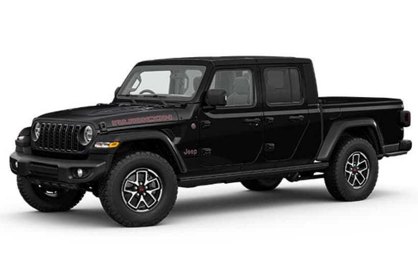 Black 2026 Jeep Gladiator Ute Tray RUBICON 4X4