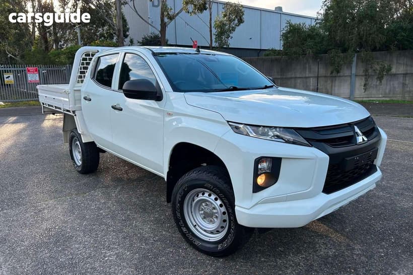 White 2021 Mitsubishi Triton Cab Chassis Glx (4X2)