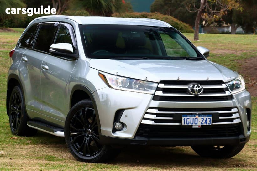 Silver 2017 Toyota Kluger Wagon Gxl (4X4)