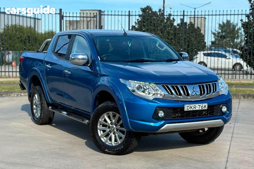 Blue 2016 Mitsubishi Triton Dual Cab Utility Gls (4X4)