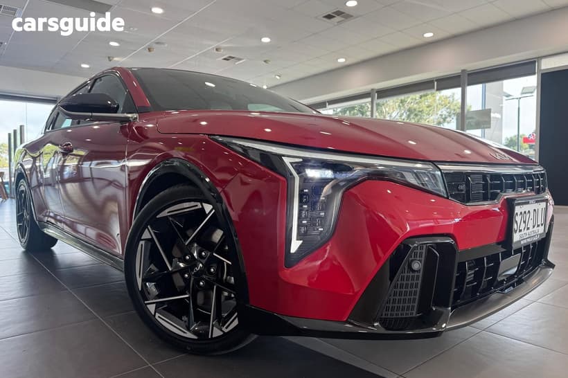 Red 2026 Kia K4 Hatchback Gt-Line