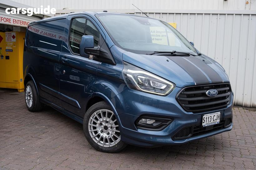 Blue 2019 Ford Transit Custom Van 320S (Swb) Sport