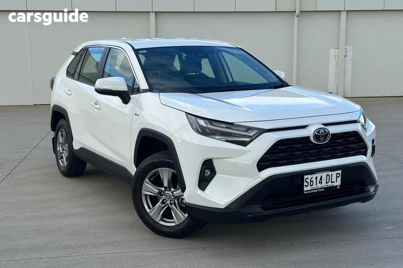 White 2024 Toyota RAV4 Wagon Gx (2Wd) Hybrid