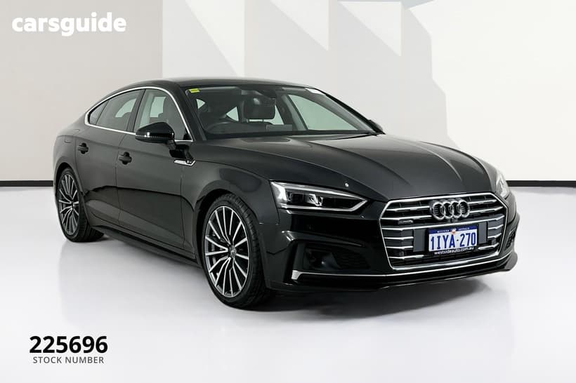 Black 2019 Audi A5 Sportback 45 Tfsi Quattro S Tronic Sport