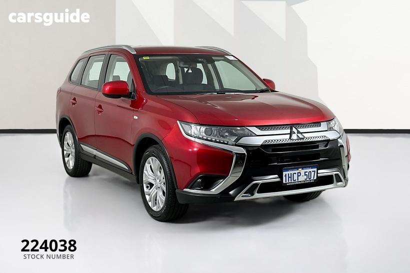 Red 2020 Mitsubishi Outlander Wagon Es 7 Seat (Awd)