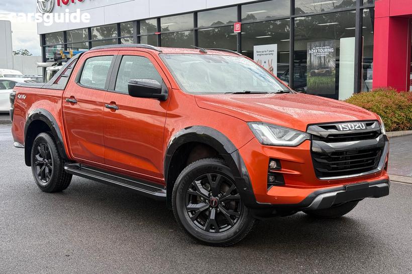 Orange 2024 Isuzu D-MAX Ute Tray