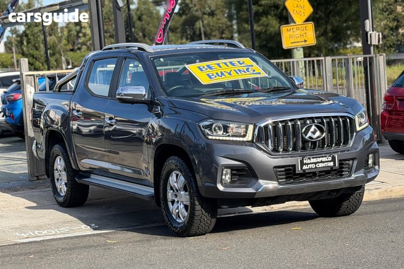 Grey 2018 LDV T60 Double Cab Utility Luxe (4X4)