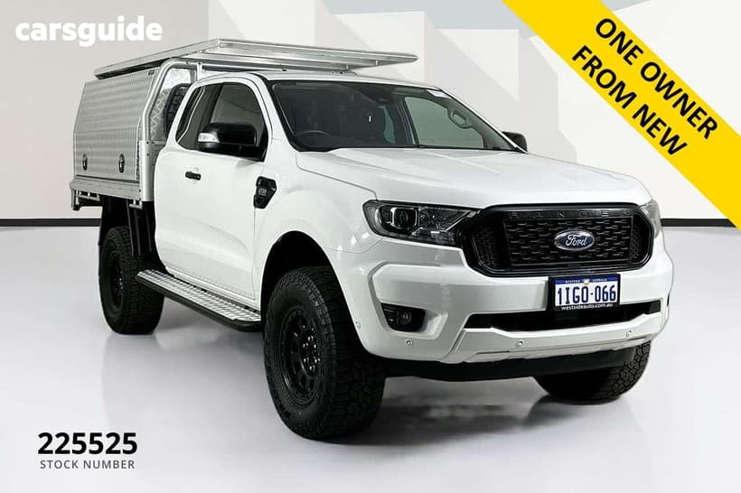 White 2021 Ford Ranger Double Cab Chassis Xlt 3.2 (4X4)