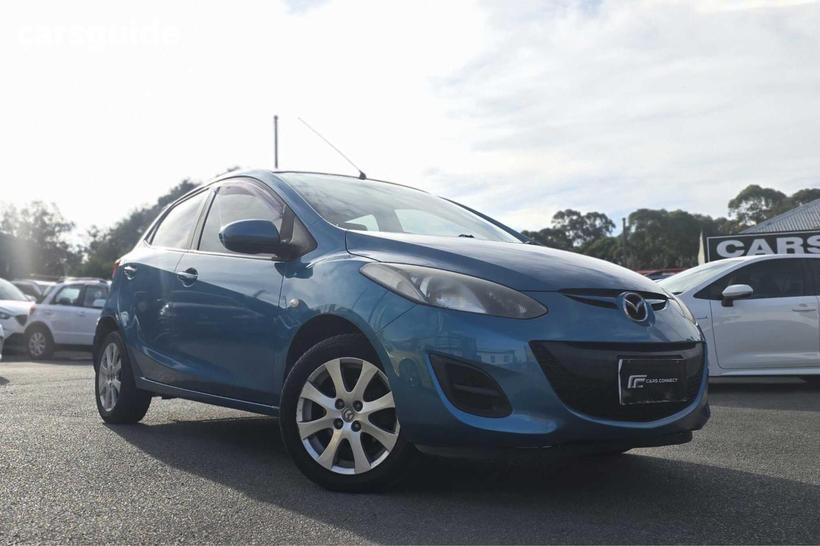 Blue 2012 Mazda 2 Hatchback Maxx