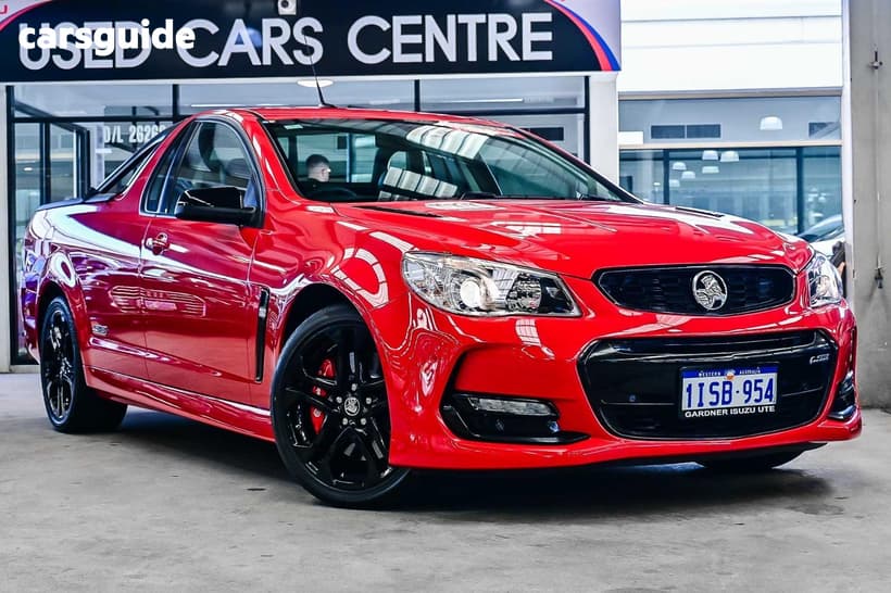 Red 2017 Holden UTE Utility Ss-V Redline