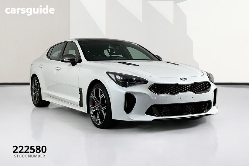 White 2017 Kia Stinger Sedan Gt (Black Leather)