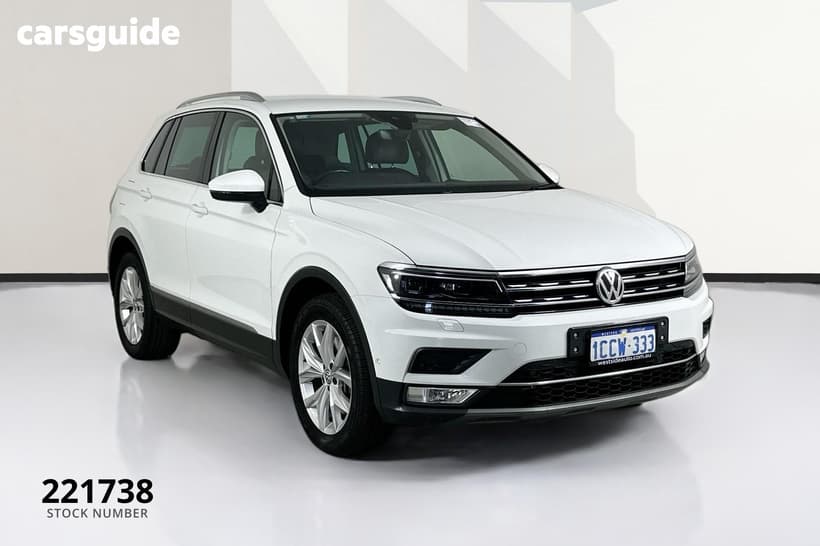 White 2017 Volkswagen Tiguan Wagon 162 Tsi Highline