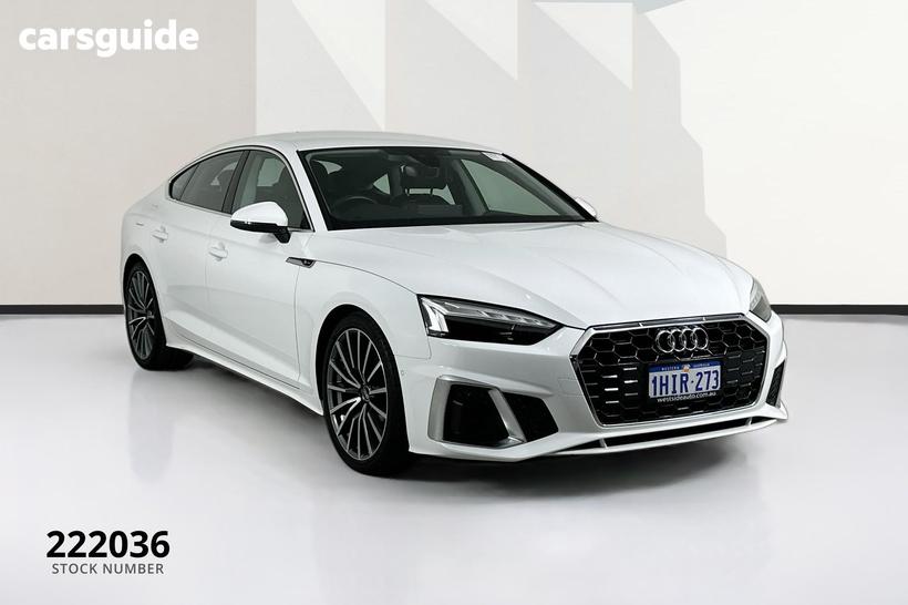 White 2021 Audi A5 Sportback 40 Tfsi S Line Mhev