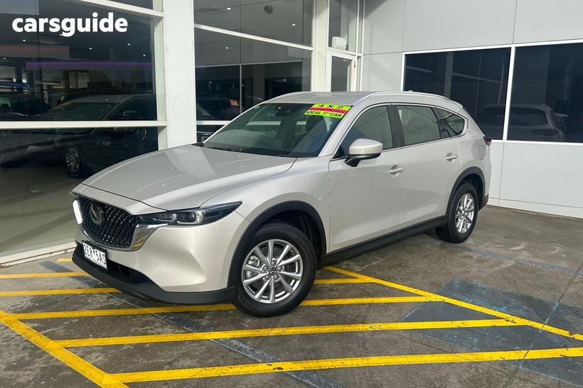 Silver 2023 Mazda CX-8 Wagon G25 Sport (Fwd)