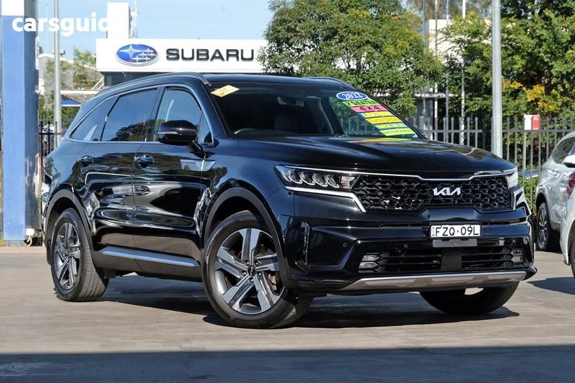 Black 2022 Kia Sorento Wagon Sport+ 7 Seat