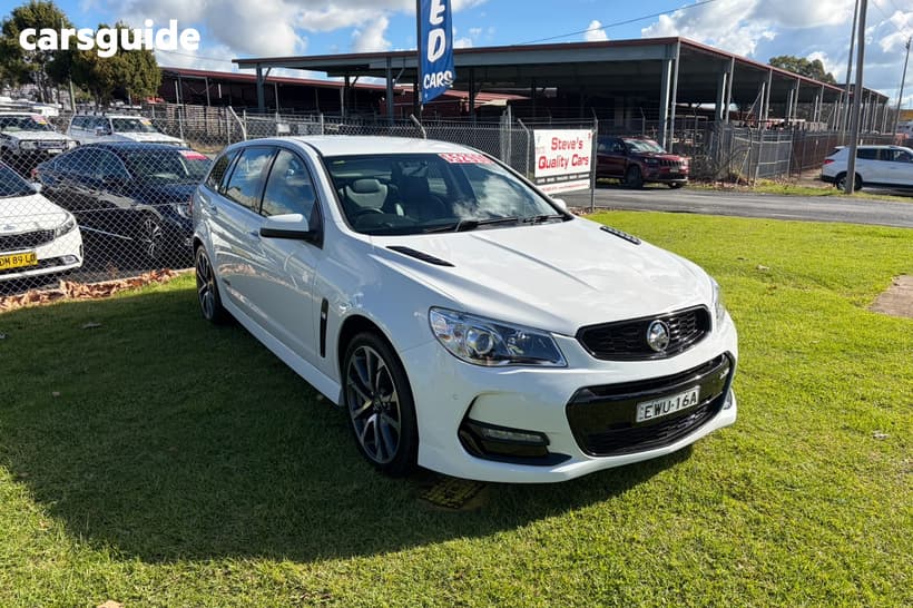 White 2016 Holden Commodore Sportswagon Ss-V