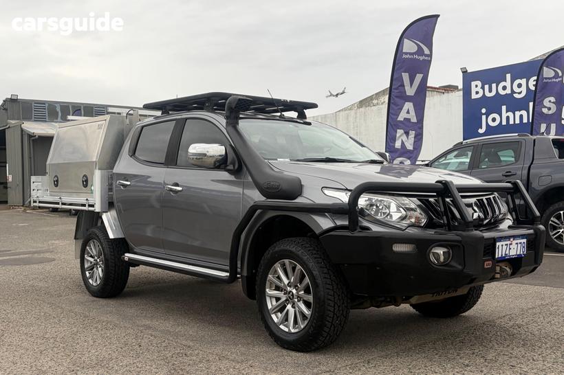 Grey 2018 Mitsubishi Triton Dual Cab Utility Gls (4X4)
