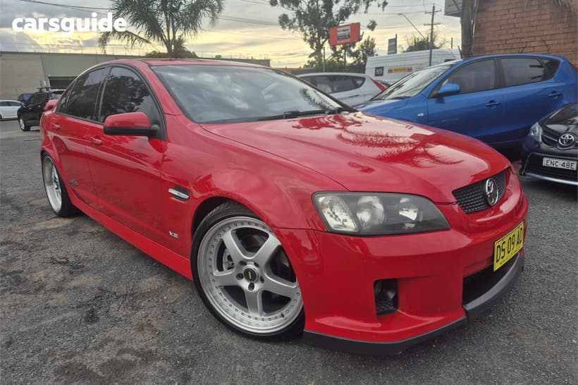 Red 2008 Holden Commodore Sedan Ss