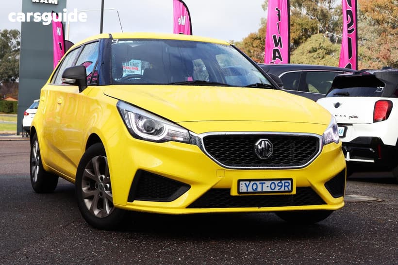 Yellow 2022 MG MG3 Hatchback Core