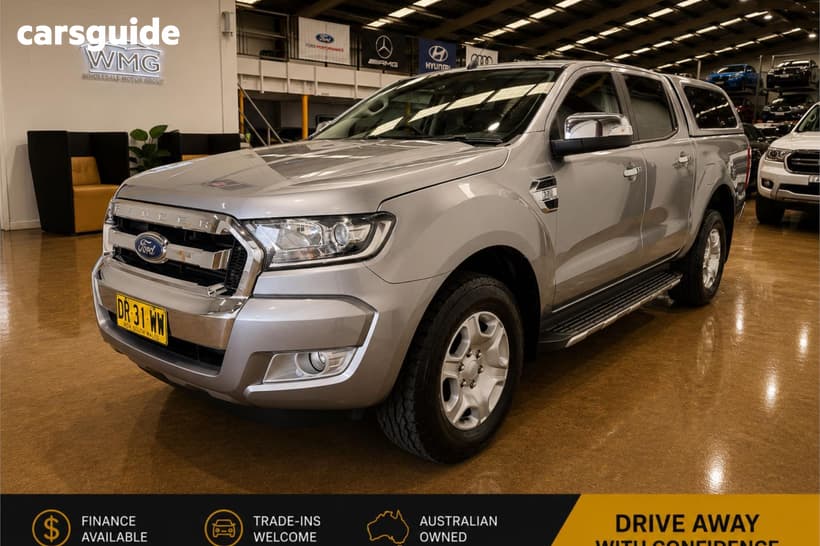 Silver 2015 Ford Ranger Crew Cab Pickup Xlt 3.2 Hi-Rider (4X2)