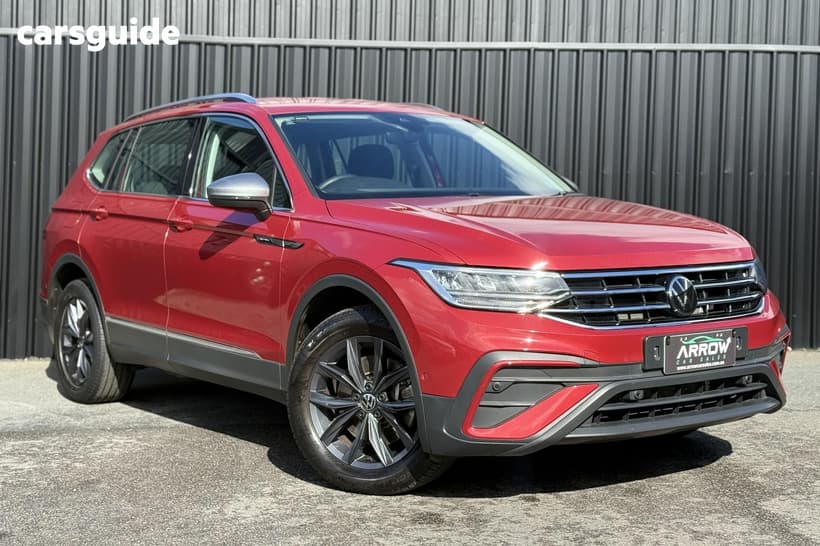 Red 2022 Volkswagen Tiguan Wagon Allspace 132Tsi Life