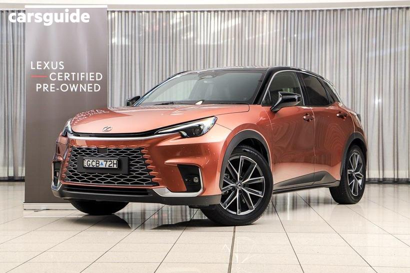 Orange 2025 Lexus LBX Wagon Luxury 2Wd (Hybrid)
