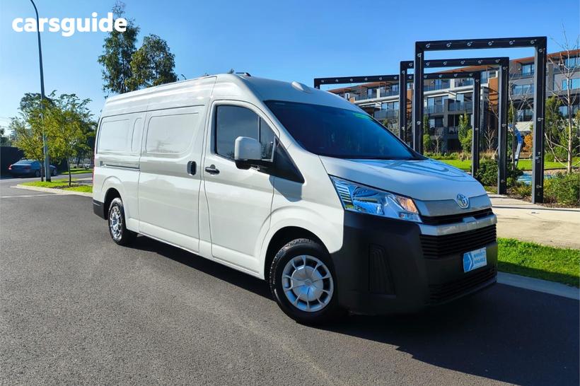 White 2021 Toyota HiAce Van Slwb