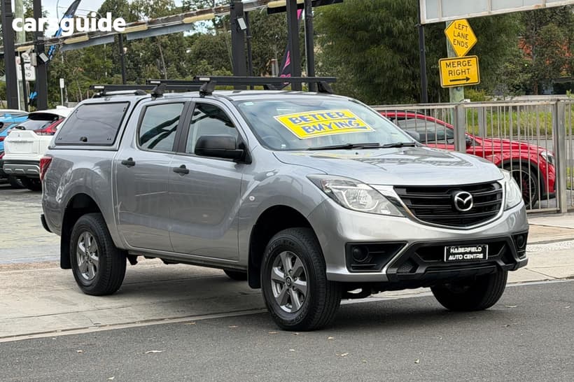 Silver 2018 Mazda BT-50 Dual Cab Utility Xt (4X2) (5Yr)