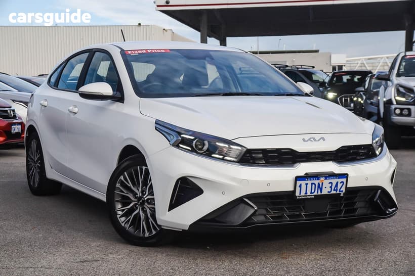 White 2024 Kia Cerato Hatchback Sport Safety Pack
