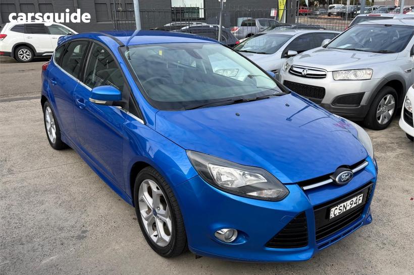 Blue 2014 Ford Focus Hatchback Sport