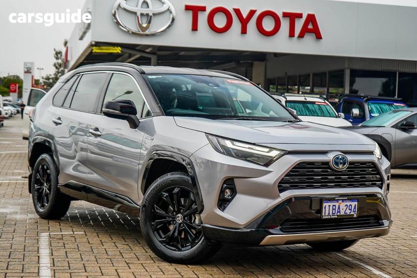 Silver 2023 Toyota RAV4 Wagon Xse (2Wd) Hybrid Premium Paint
