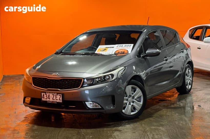 Grey 2018 Kia Cerato Hatchback S
