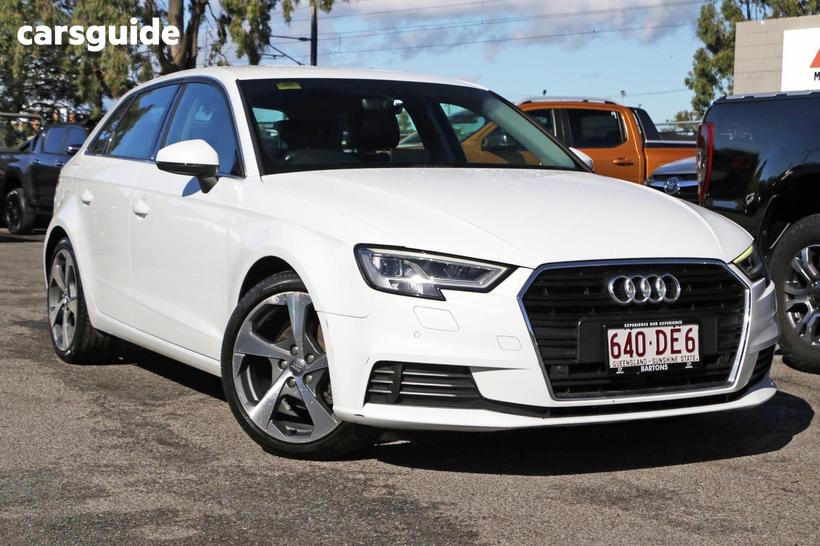 White 2017 Audi A3 Hatchback 1.0 Tfsi Sportback