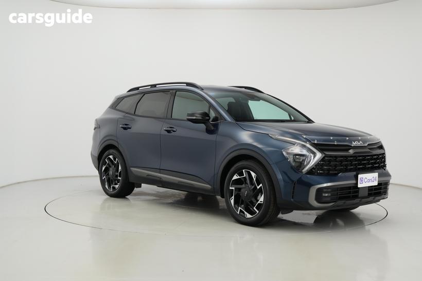 Blue 2022 Kia Sportage Wagon Sx+ (Awd)