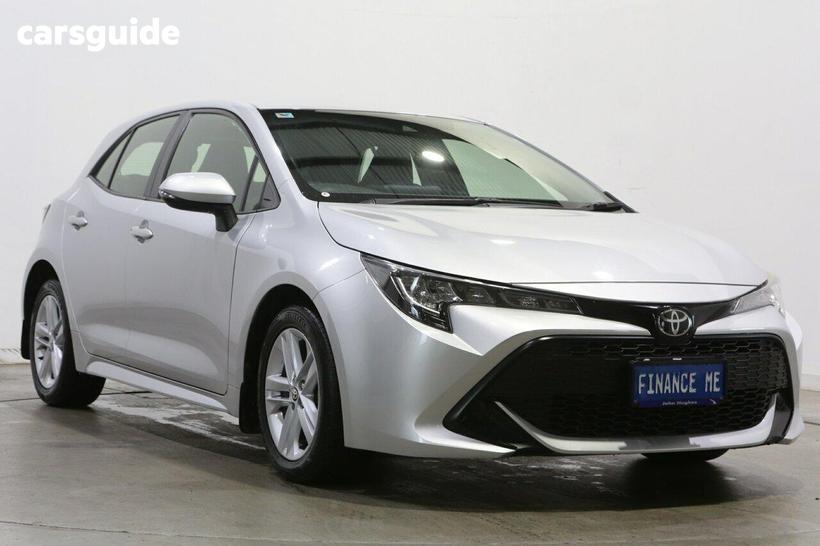 Silver 2021 Toyota Corolla Hatchback Ascent Sport