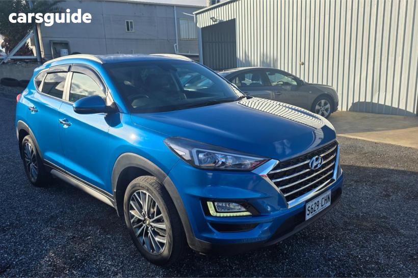 Blue 2020 Hyundai Tucson Wagon Elite (Fwd)