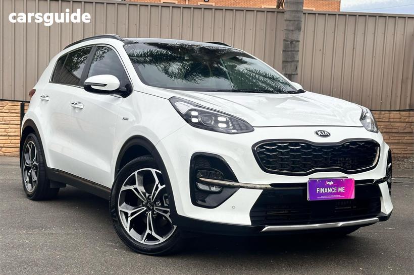 White 2019 Kia Sportage Wagon Gt-Line (Awd)
