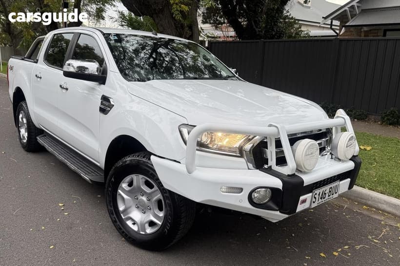 White 2017 Ford Ranger Dual Cab Utility Xlt 3.2 (4X4)