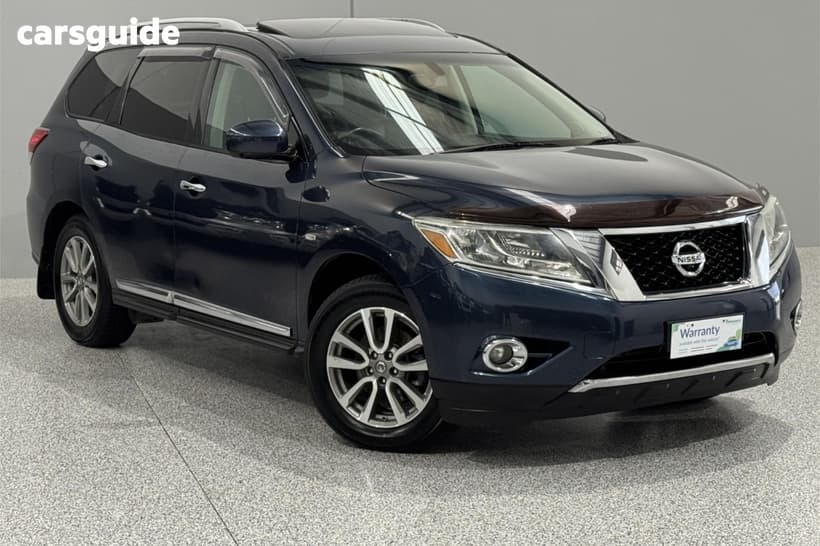 Blue 2013 Nissan Pathfinder Wagon St-L (4X4)