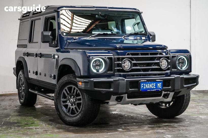 Blue 2023 Ineos Grenadier Wagon Fieldmaster Edition