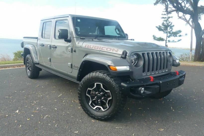 Grey 2021 Jeep Gladiator Dual Cab Utility Rubicon (4X4)