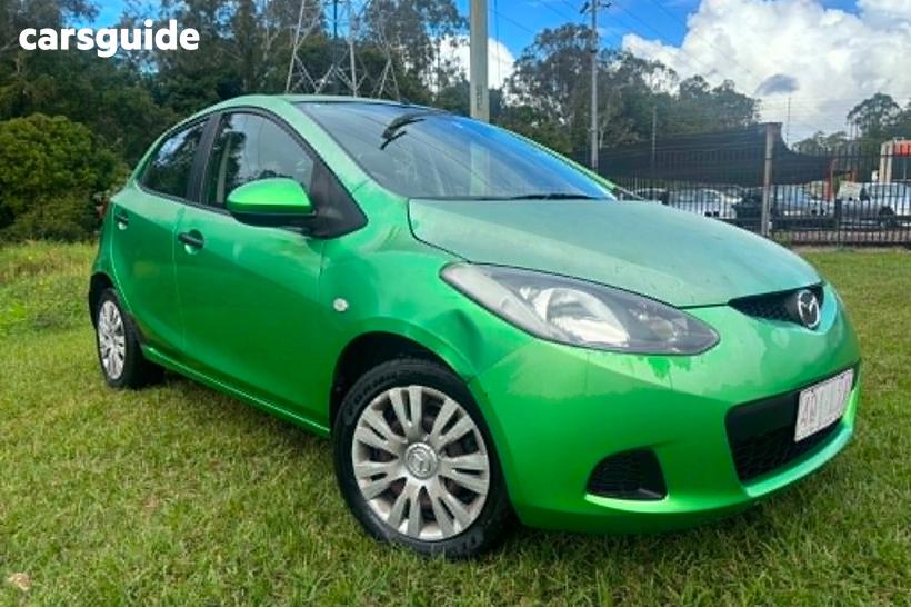 Green 2009 Mazda 2 Hatchback Neo